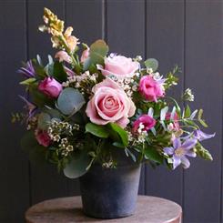 Vintage Chic Pot Arrangement