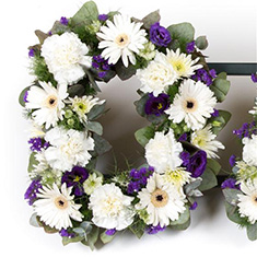 Open Floral Letters Tribute