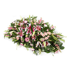 Pink Casket Spray 